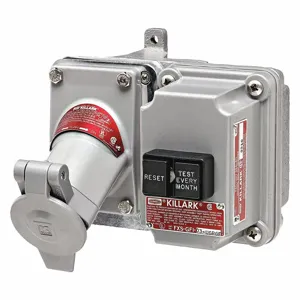 KILLARK UGRGF110 GFCI Receptacle, 20A, 2 Poles, 3 Wires, 120V AC | CJ2HZB 54DG47