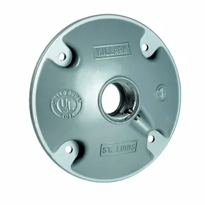 KILLARK VJH-2WW Hub Cover, Round Ceiling Pan, 1 Inch Depth, 5 1/4 Inch Width 4 1/2 Inch Length | CJ2LWY 10N043