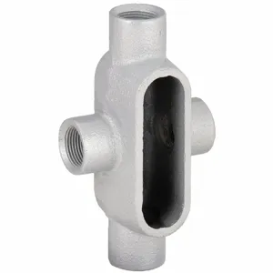 KILLARK X17 Conduit Outlet Body, Iron, 1/2 Inch Size, X Body, 4 cu. Inch Capacity | CH9XJE 49ZW28