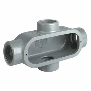 KILLARK X28 Conduit Outlet Body, Iron, 3/4 Inch Size, X Body, 8 cu. Inch Capacity | CH9XFA 49ZW63