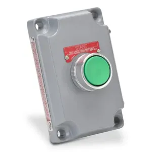 KILLARK XCS-0B1 Pushbutton, Green, Momentary, 1 N.O. Contact | CV6VJB