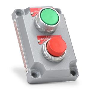 KILLARK XCS-0B4 Pushbutton, Red/Green, Momentary, 1 N.O. And 1 N.C. Contact | CV6VJE