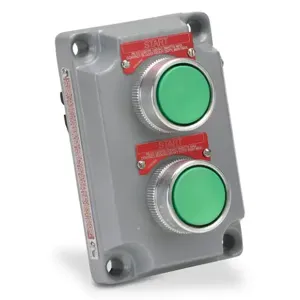 KILLARK XCS-0B5 Pushbutton, Green/Green, Momentary, 1 N.O. And 1 N.O. Contact | CV6VJG