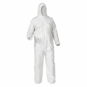 KIMBERLY-CLARK 38939 Coverall, A35, Xl, Elasticwristankles, PK 25, Microporous Film Laminate, Light Duty | CR6QEP 33HL66