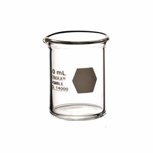 KIMBLE CHASE 14000-10 Griffin Beaker, Glass, 0.03 oz. Capacity, Reusable, 48Pk | CJ2JHK 52NL13
