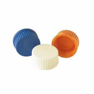 KIMBLE CHASE 14395C-45 Closure, GL45 Screw Closure Size, Polypropylene, Solid, 10Pk | CH9WMW 52NE75