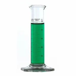 KIMBLE CHASE 20032-100 Graduated Cylinder, 100 mL Capacity, 2 mL Subdivisions, 12Pk | CJ2JGB 52NK62