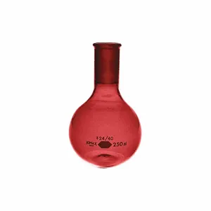 KIMBLE CHASE 25057-250 Boiling Flask, 250ml Capacity, Borosilicate Glass, Stopper | CH9RVB 26CY83