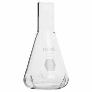 KIMBLE CHASE 25630-125 Shake Flask, 125 mL Capacity, Borosilicate Glass, Stopper, 6Pk | CJ3HRP 52NK54