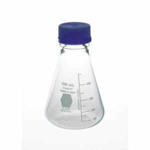 KIMBLE CHASE 26720-500 Cell Culture/Media Erlenmeyer Flask, 500ml Capacity, Borosilicate Glass, 6Pk | CH9UTK 52NG04