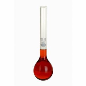 KIMBLE CHASE 27400-100 Kjeldahl Flask, 100 mL Capacity, Borosilicate Glass, Stopper, 24Pk | CJ2QQJ 52NF67