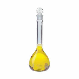 KIMBLE CHASE 28014-2 Volumetric Flask, 2ml Capacity, Borosilicate Glass, Clear, 12Pk | CJ3TNC 52NE85