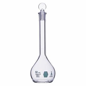 KIMBLE CHASE 28014E-50 Volumetric Flask, 50ml Capacity, Glass, 6Pk | CJ3TNJ 26CV47