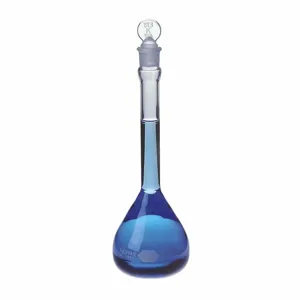 KIMBLE CHASE 28015-2000 Volumetric Flask, 2000ml Capacity, Borosilicate Glass, 4Pk | CJ3TNA 52NH04