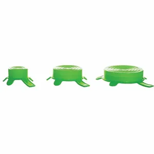 KIMBLE CHASE 291110037 Beaker Lid, 84-100 mm/66-79 mm/44-61 mm Screw Closure Size, Silicone, Unlined, 3Pk | CH9QVU 56LX40