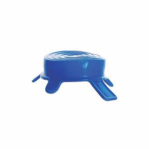 KIMBLE CHASE 291112124 Beaker Lid, 66-79 mm Screw Closure Size, Silicone, Unlined, Slip On, Blue | CH9QVQ 56LX33