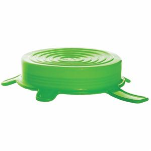 KIMBLE CHASE 291113137 Beaker Lid, 84-100 mm Screw Closure Size, Silicone, Unlined, Slip On, Green | CH9QVV 56LX37