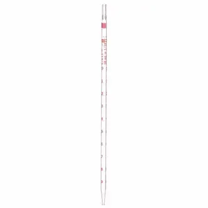 KIMBLE CHASE 37034A-5 Reusable Serological Pipette, 5 mL Capacity, Borosilicate Glass, Non-Sterile, 12Pk | CJ3ELB 52NL26