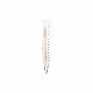 KIMBLE CHASE 45153-15 Conical Centrifuge Tube, 15ml Capacity, 0.1 to 15ml Graduation Range, Glass, 12Pk | CH9XLZ 52NL25