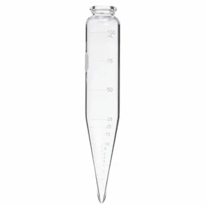 KIMBLE CHASE 45240-100 Conical Oil Centrifuge Tube, 100ml Nominal Capacity, 0.05 to 100 mL, 12Pk | CH9XMJ 52NJ46