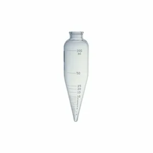 KIMBLE CHASE 45243-100 Short Cone Oil Centrifuge Tube, 100ml Nominal Capacity, 12Pk | CJ3HZP 52NJ56