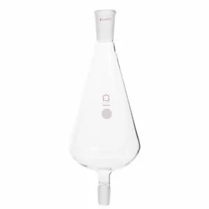 KIMBLE CHASE 570037-0500 Evaporator Flask, 500 mL Capacity, Borosilicate Glass, Stopper | CJ2QUV 52NL24