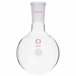 KIMBLE CHASE 601000-0924 Round Bottom Flask, 3000ml Capacity, Borosilicate Glass, Stopper, Round Bottom | CJ3FHW 52NG91