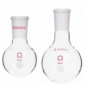 KIMBLE CHASE 601000-0829 Round Bottom Flask, 2000ml Capacity, Borosilicate Glass, Stopper, Round Bottom | CJ3FHX 52NE37