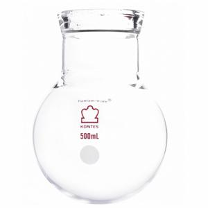 KIMBLE CHASE 612250-5000 Spherical Reaction Flask, 5000 mL Capacity, Borosilicate Glass | CJ3MEV 52NJ38