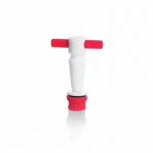 KIMBLE CHASE 821001-0006 Stopcock Plug, 6 Stopper Size, PTFE, White | CJ3NFT 52NJ08