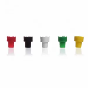 KIMBLE CHASE 897095-0011 NMR Pressure Cap, Polyethylene, Solid, Push Inch Size, 100Pk | CJ2XGU 52NE65