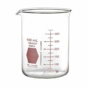 KIMBLE KIMAX 14000R-1000 Griffin-Becher, Glas, 33.81 oz Laborbedarfskapazität, Englisch, wiederverwendbar, 6 PK | CR6QJQ 26CV66
