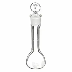 KIMBLE KIMAX 28014-10 Volumetric Flask, Class A, 10 mL Labware Capacity - Metric, Borosilicate Glass, Clear | CR6QUJ 8AGC7