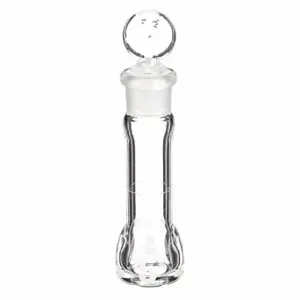 KIMBLE KIMAX 92812G-5 Volumetric Flask, 5 mL Labware Capacity - Metric, Borosilicate Glass, Includes Closure | CR6QTY 8GEM2