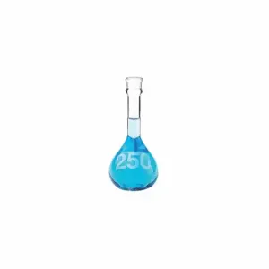 KIMBLE KIMAX 92812N-10 Volumetric Flask, 10 mL Labware Capacity - Metric, Borosilicate Glass, Stopper, Volumetric | CR6QRX 8GEM3