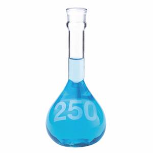 KIMBLE KIMAX 92812P-10 Volumetric Flask, 10 mL Labware Capacity - Metric, Borosilicate Glass, Includes Closure | CR6QRV 9LNX1