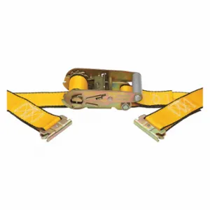 KINEDYNE 531211GRA Tie Down Strap, 12 ft Cargo Tie Down Length, 2 Inch Cargo Tie Down Width, 1 | CR6QXD 52XH69