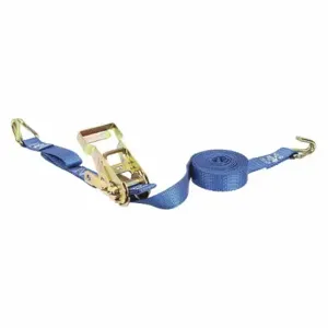 KINEDYNE 711581GRA Tie Down Strap, 15 ft Cargo Tie Down Length, 1 Inch Cargo Tie Down Width | CR6QXG 48PX29