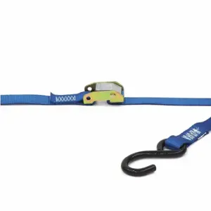 KINEDYNE 750687-2PKGRA Tie Down Strap, 6 ft Cargo Tie Down Length, 1 Inch Cargo Tie Down Width | CR6QYE 48PX49