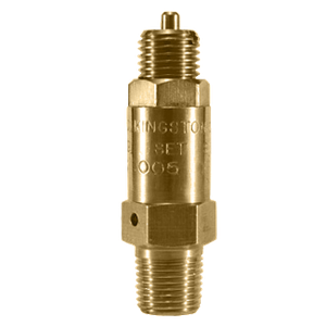 KINGSTON VALVES 100SS-4-000 Pop Safety Valve, 1/2 Inch Size, 5-300 Psi, Non Code, Stainless Steel | CE7AUN