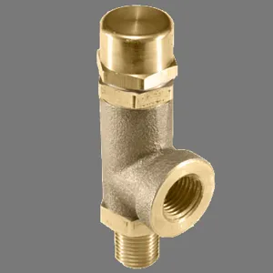 KINGSTON VALVES 103H-2-000 Side Relief Valve, 1/4 Inch Size, 5-500 Psi, Non Code, Viton Disc, Brass Seat | CE7AXC