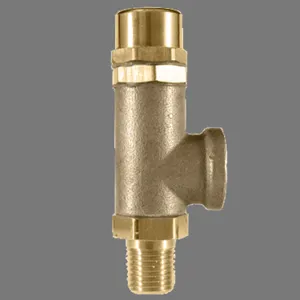 KINGSTON VALVES 103SS-2-000 Side Relief Valve, 1/4 Inch Size, 5-500 Psi, Non Code, Stainless Ball | CE7AWZ