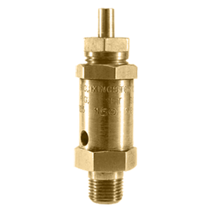 KINGSTON VALVES 125SS-1-000 Pop Safety Valve, 1/8 Inch Size, 5-300 Psi, Non Code With Stainless Ball | CE7AUQ