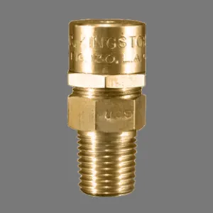 KINGSTON VALVES 130-1-000 Relief Valve, 1/8 Inch Size, 5-115 Psi, Non Code, Soft Seat | CE7AXG