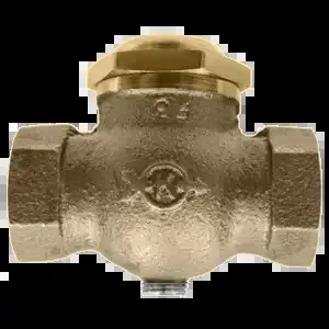 KINGSTON VALVES 215A-3 Horizontal Check Valve, 3/8 Inch Size, With Glass Filled Teflon Disc | CE7APD