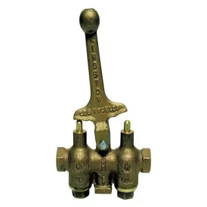 KINGSTON VALVES 301AC-2 Air Control Valve, 1/4 Inch Size, Dead Man, Style Lever | CE7ANB