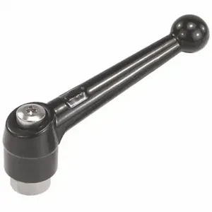 KIPP K0117.1041 Adjustable Handle, Ball Knob, Zinc Handle, M4 Thread Size, 0.3500 Inch Stud Length | CR6RUB 53EL98