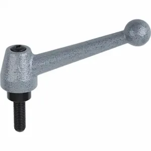 KIPP K0120.2A5X60 Adjustable Handle, Ball Knob, Steel Handle, 1/2 Inch To 13 Thread Size, 60 mm Stud Length | CR6RAJ 53EU55