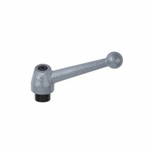 KIPP K0120.2A5 Adjustable Handle, Ball Knob, Steel Handle, 1/2 Inch To 13 Thread Size | CR6QZY 53ET63