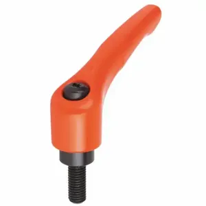 KIPP K0122.0A12X35 Adjustable Handle, Teardrop, Zinc Handle, #10 To 32 Thread Size, 35 mm Stud Length | CR6UQR 53FE17